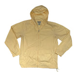 Vintage 90s pastel yellow waterproof rain jacket size medium by LL Bean